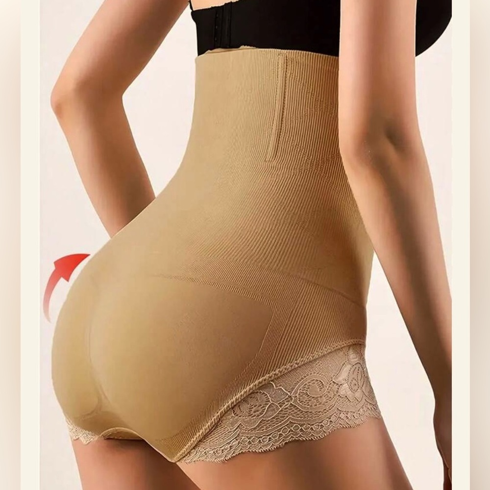 Women's High-Waist Tummy Control, Butt Lifter, Triangle Briefs With Hip Package